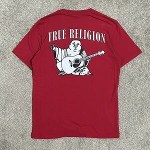 Vintage True Religion Red Short Sleeve Shirt
